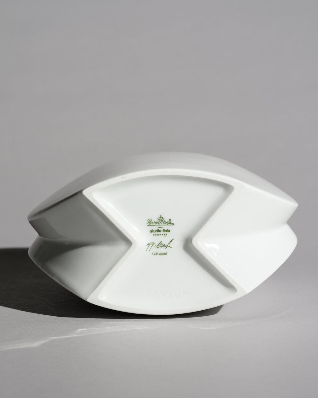 White Porcelain Trio - Michael Boehm, Jan van der Vaart & Harry/Camilla for Rosenthal, 1990s–2000s