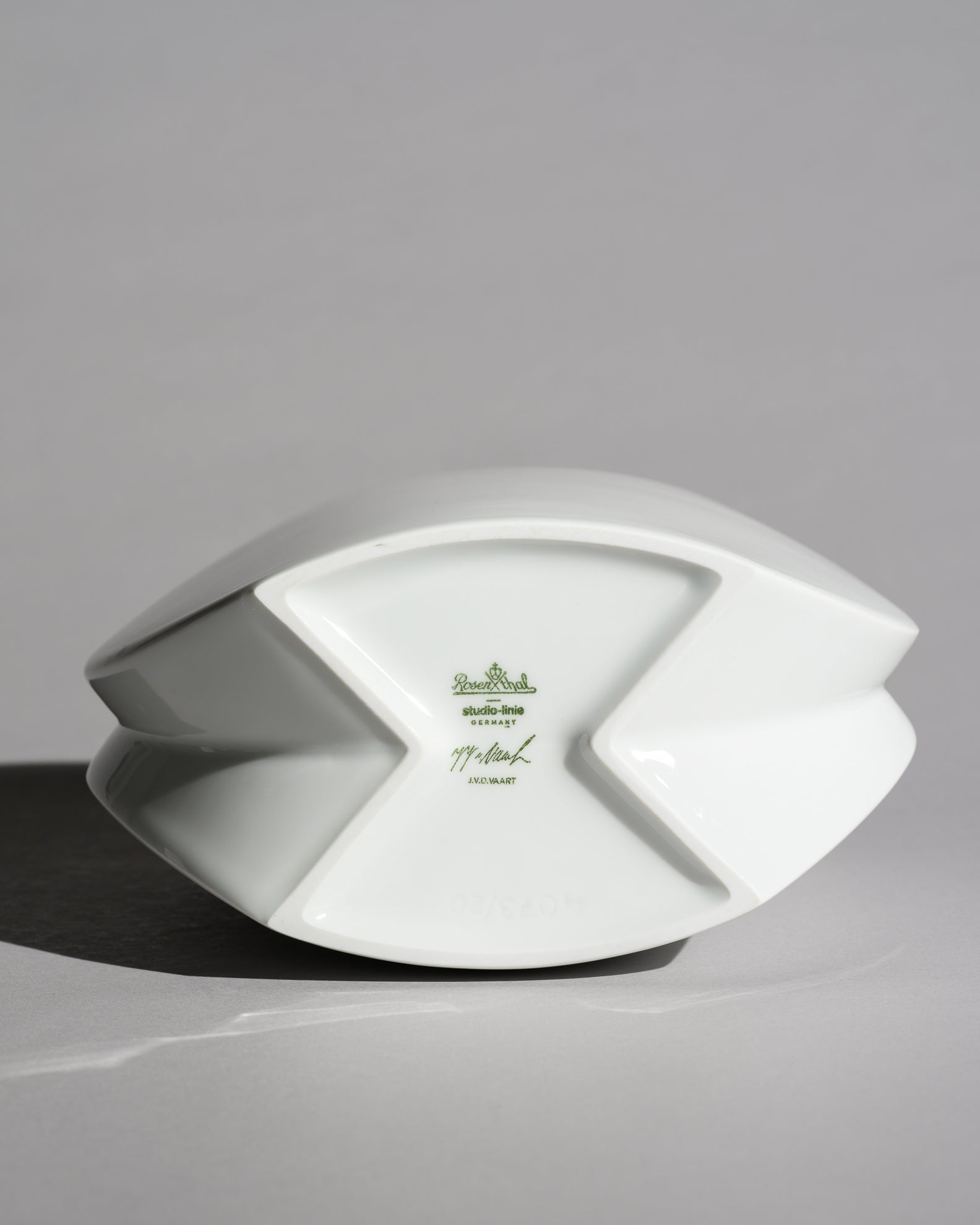 White Porcelain Trio - Michael Boehm, Jan van der Vaart & Harry/Camilla for Rosenthal, 1990s–2000s