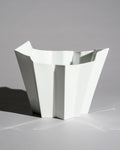 “Archais” Geometric Porcelain Vase – Heinrich Fuchs for Hutschenreuther, 1970s