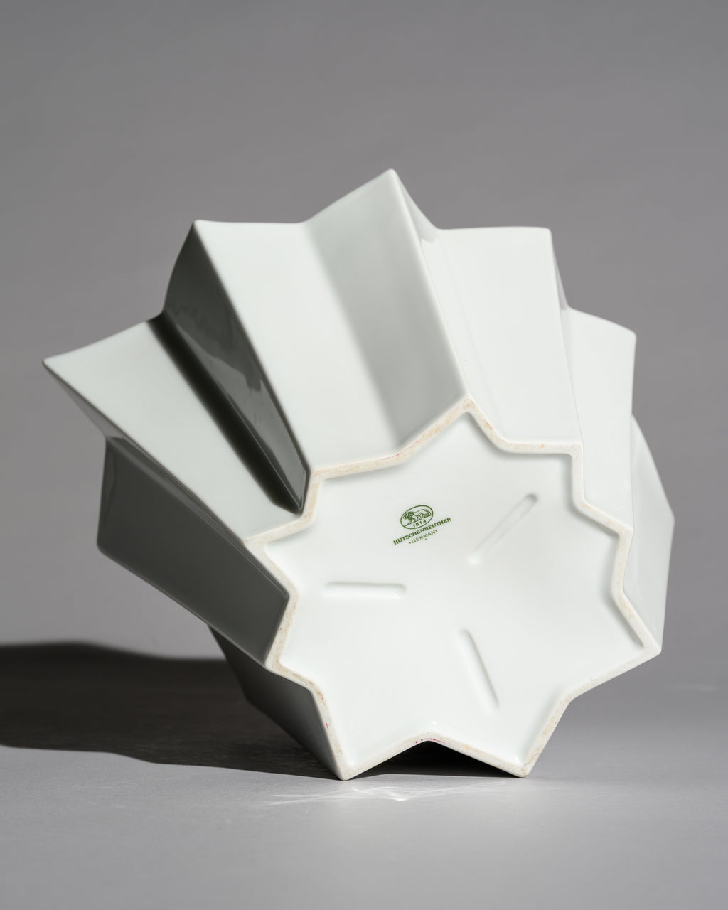 “Archais” Geometric Porcelain Vase – Heinrich Fuchs for Hutschenreuther, 1970s