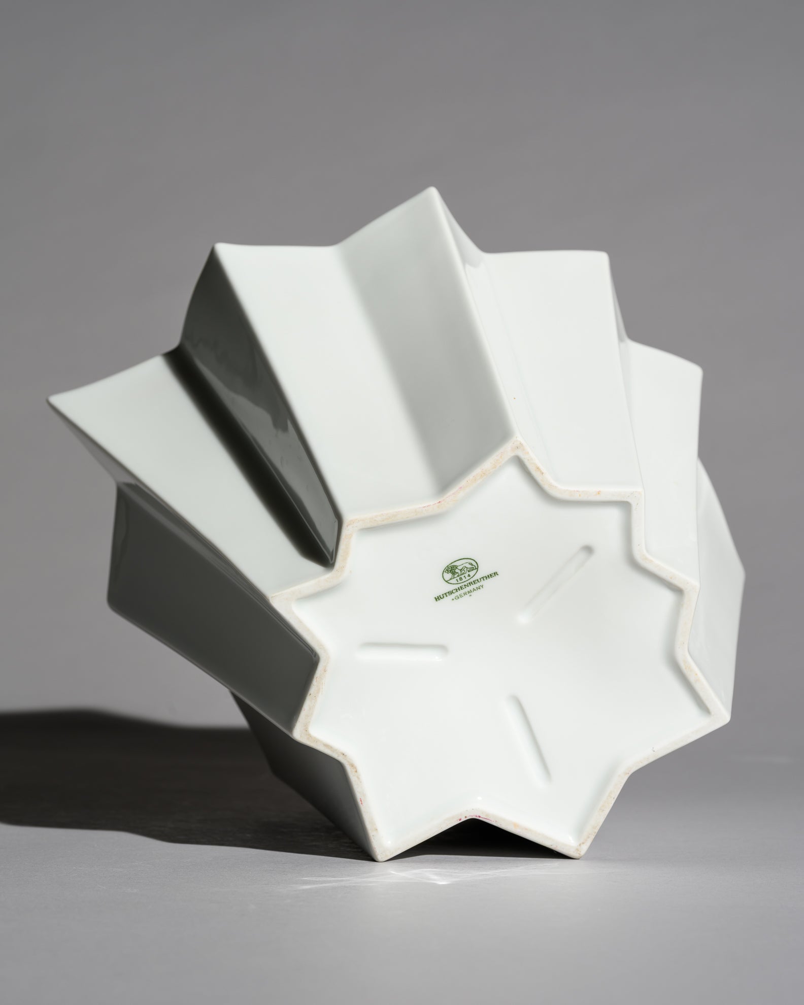 “Archais” Geometric Porcelain Vase – Heinrich Fuchs for Hutschenreuther, 1970s