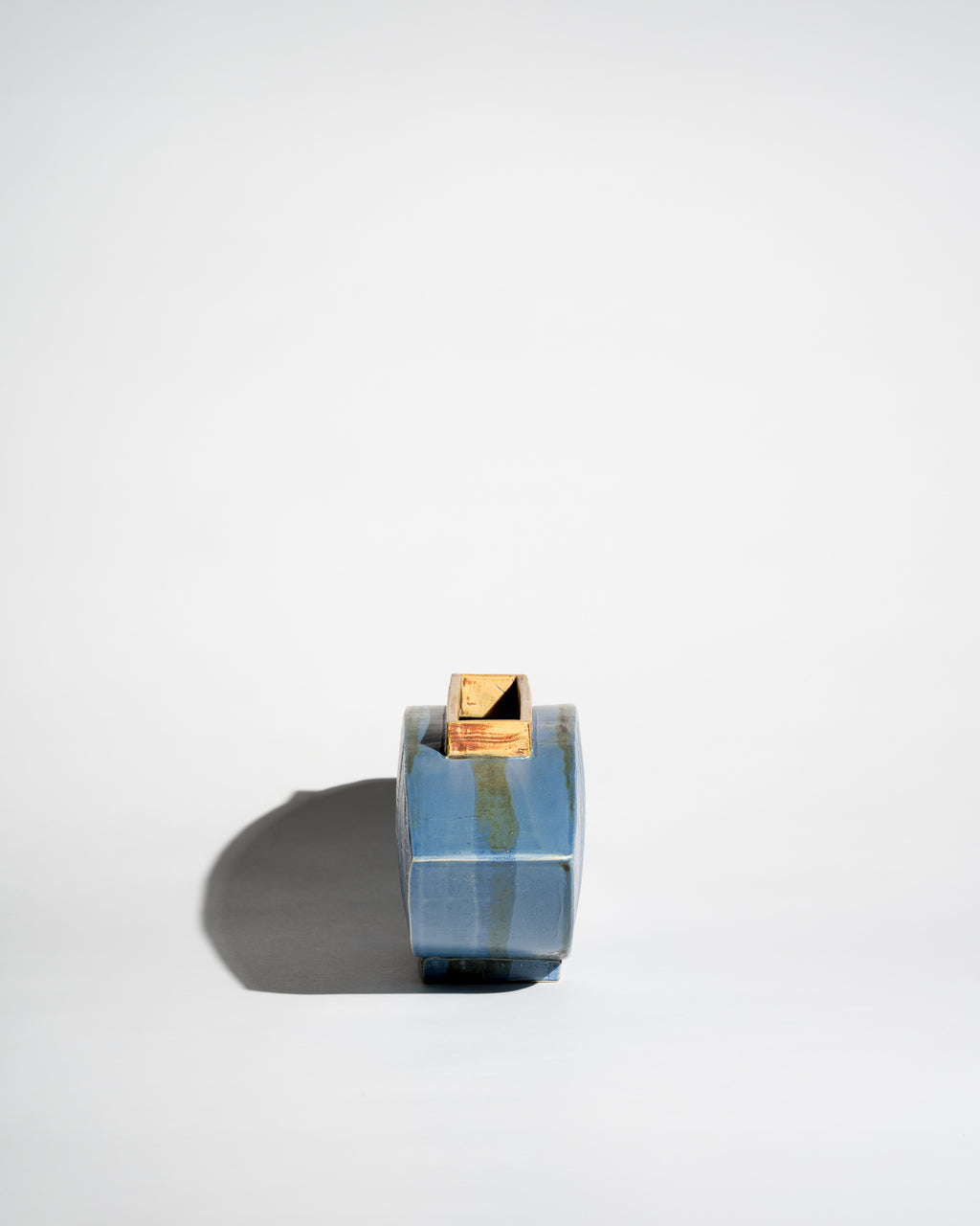 Ikebana Ceramic Vessel – European Studio Artist, 1970s–1990s