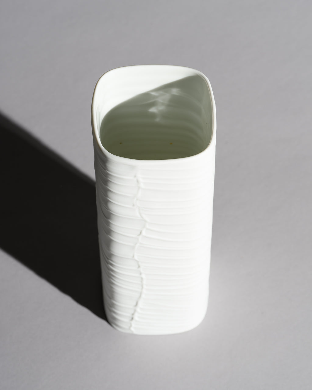 Contrasting Matte Porcelain Vase Duo - Farideh Lashai & Werner Schreib for Rosenthal, 1970s–1980s