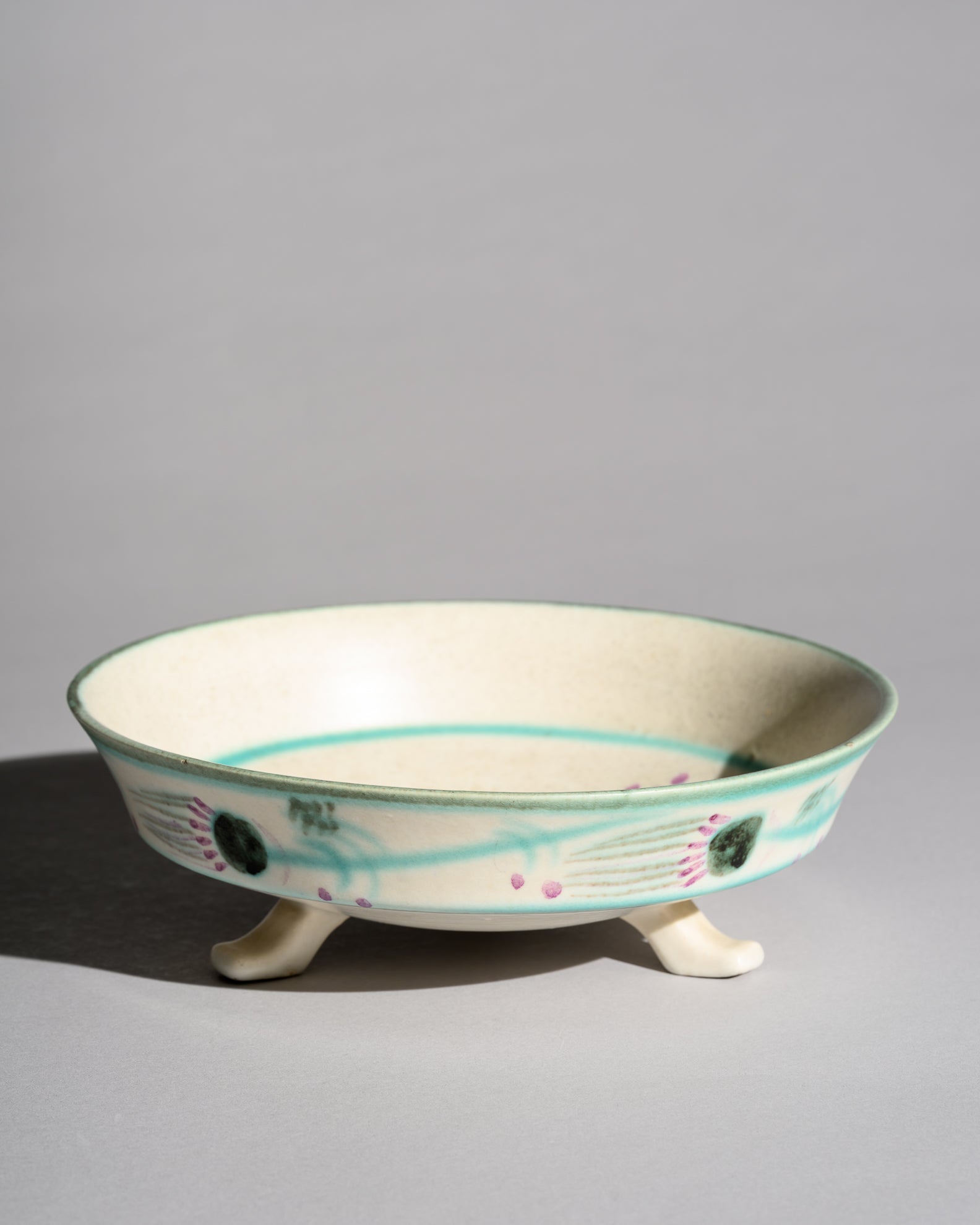 Art Deco Footed Ceramic Bowl – Margarete Heymann-Löbenstein for Haël-Werkstätten, Early 1930s