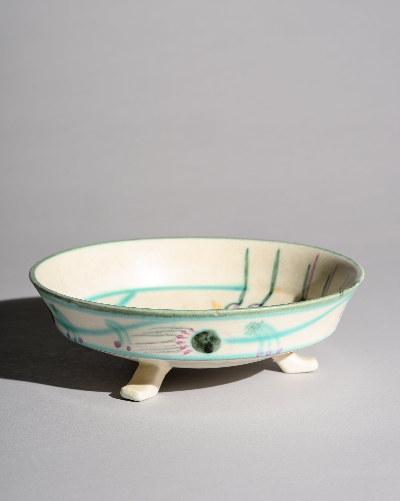 Art Deco Footed Ceramic Bowl – Margarete Heymann-Löbenstein for Haël-Werkstätten, Early 1930s