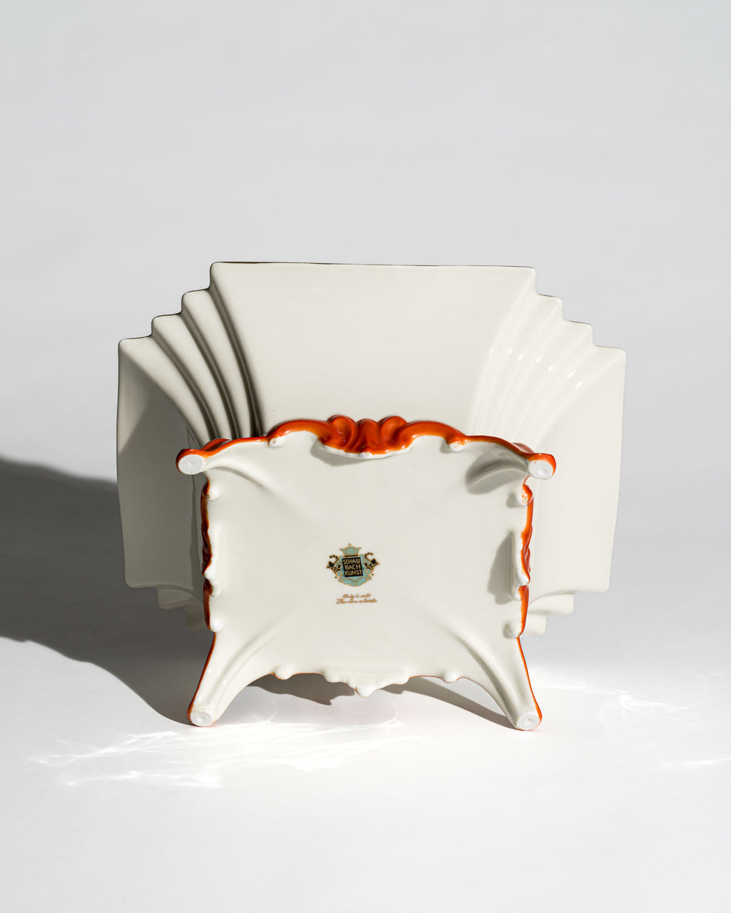 Art Deco Revival Porcelain Bowl – Schaubach Kunst, Germany