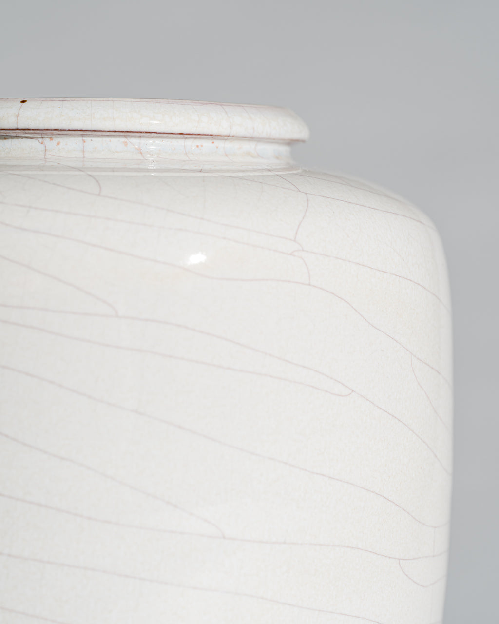 Crackle Glaze Studio Ceramic Vase – Richard Bampi, Germany, 1945–1955