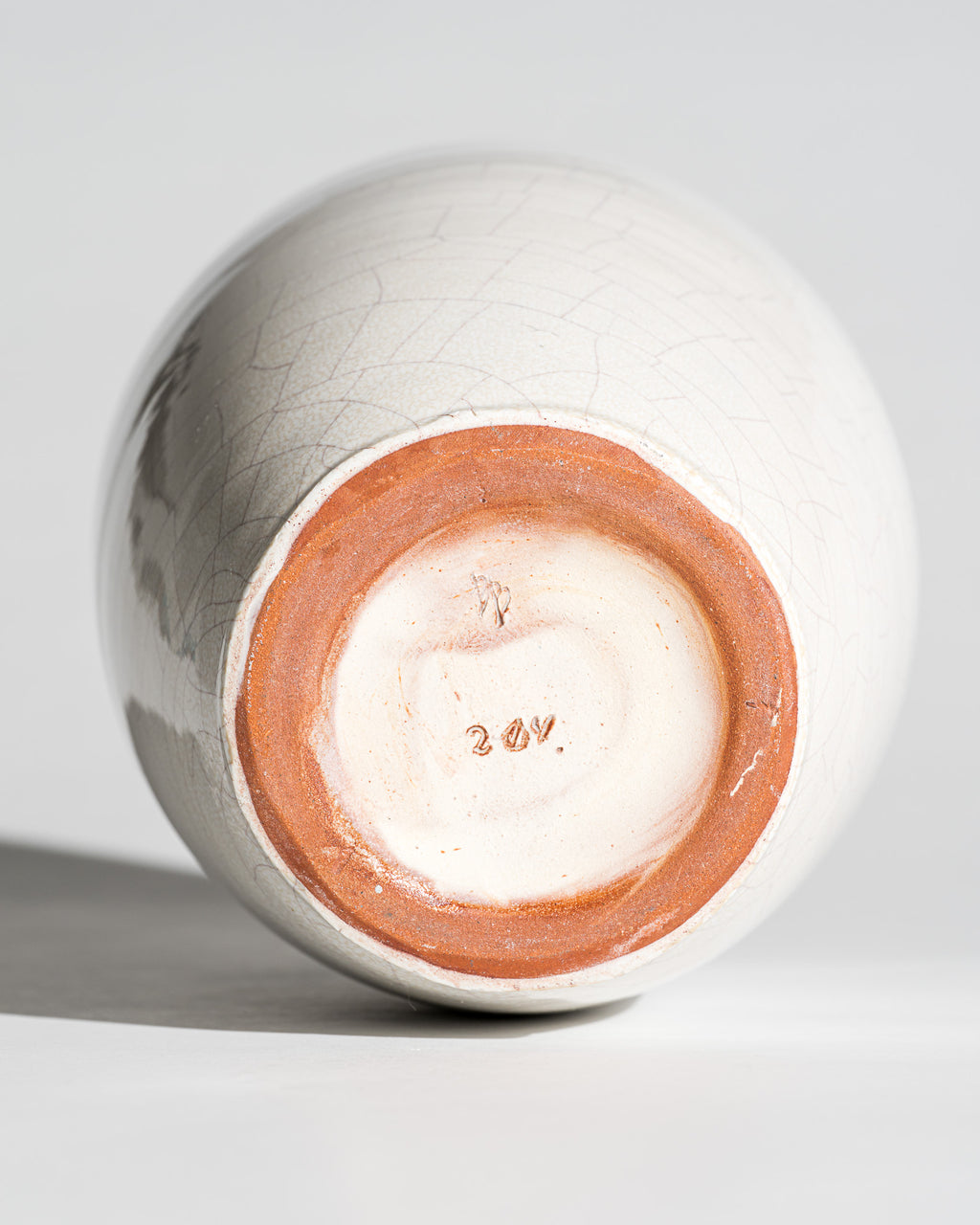 Crackle Glaze Studio Ceramic Vase – Richard Bampi, Germany, 1945–1955