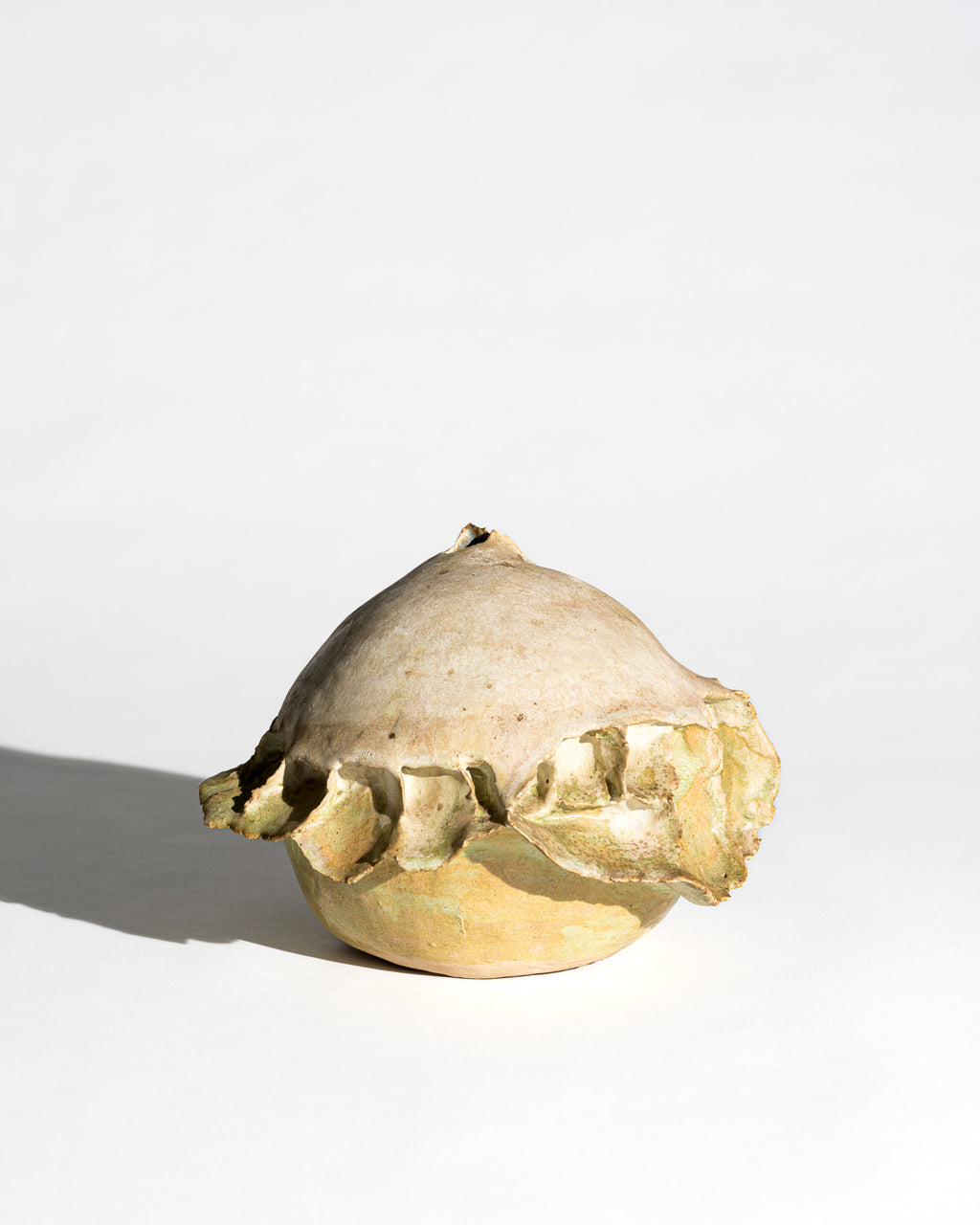 Early Biomorphic Stoneware Ceramic Sculpture – Prof. Azade Köker, Germany, Mid-1970s