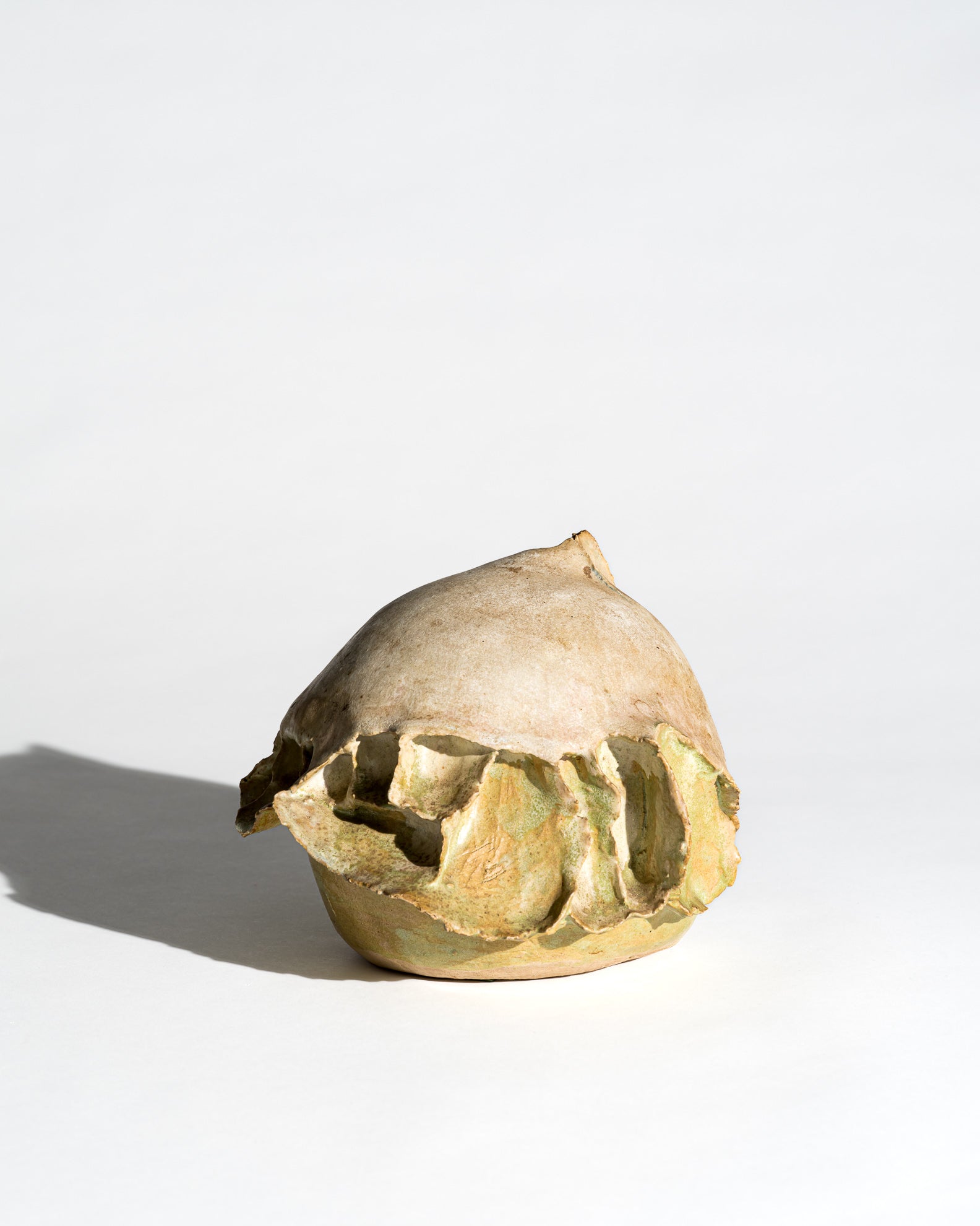 Early Biomorphic Stoneware Ceramic Sculpture – Prof. Azade Köker, Germany, Mid-1970s