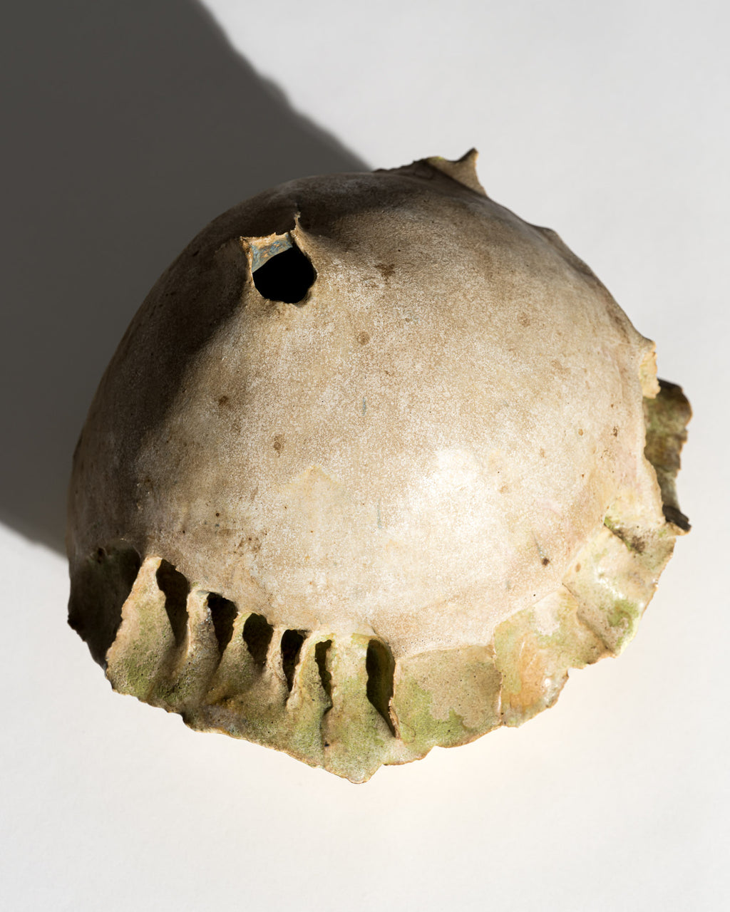 Early Biomorphic Stoneware Ceramic Sculpture – Prof. Azade Köker, Germany, Mid-1970s