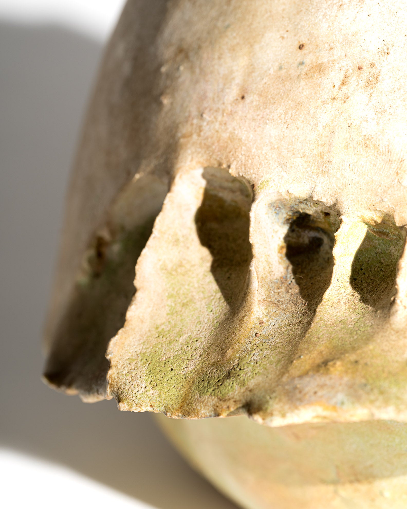 Early Biomorphic Stoneware Ceramic Sculpture – Prof. Azade Köker, Germany, Mid-1970s