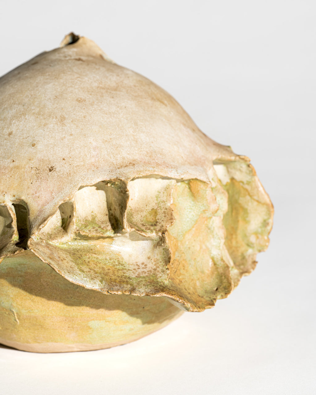 Early Biomorphic Stoneware Ceramic Sculpture – Prof. Azade Köker, Germany, Mid-1970s