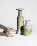 Organic Drip Glaze Ceramic Vase Trio – Barbara Stehr, Germany, 1980s–1990s
