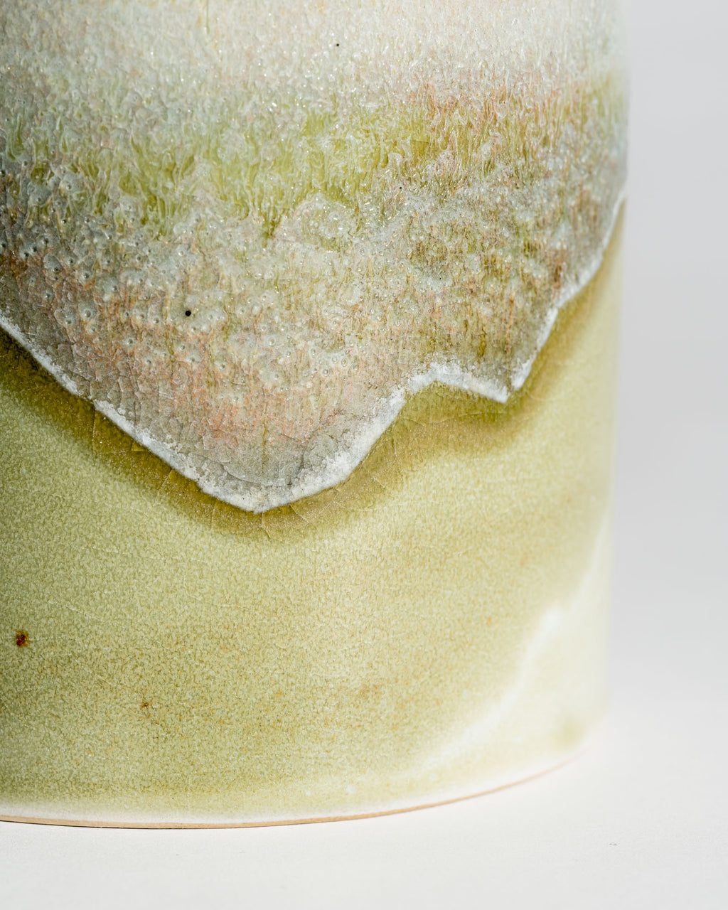 Organic Drip Glaze Ceramic Vase Trio – Barbara Stehr, Germany, 1980s–1990s