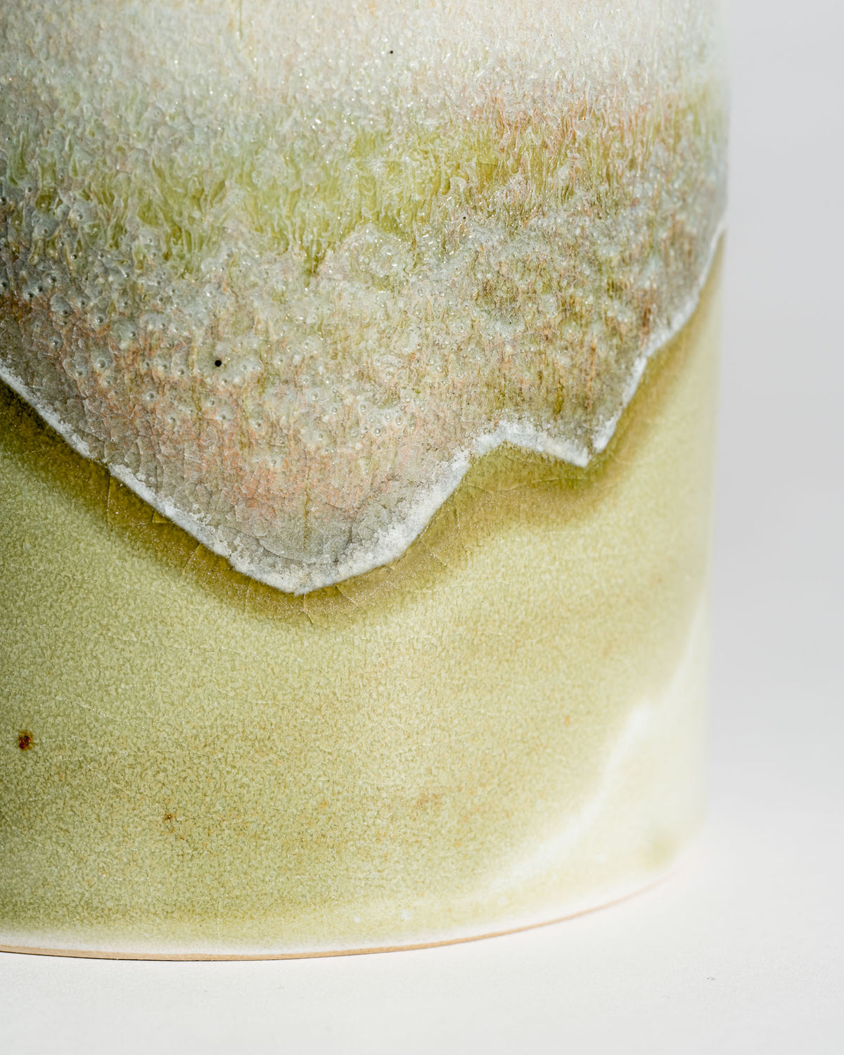 Organic Drip Glaze Ceramic Vase Trio – Barbara Stehr, Germany, 1980s–1990s
