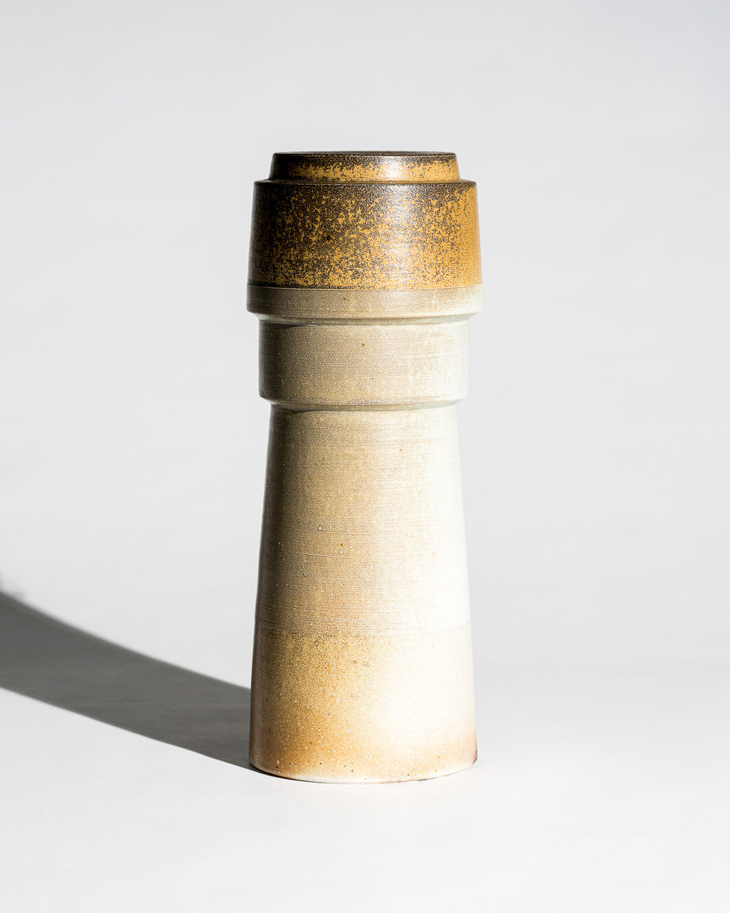 Salt-Fired Porcelain Vase – Martin Schlotz Studio, Contemporary