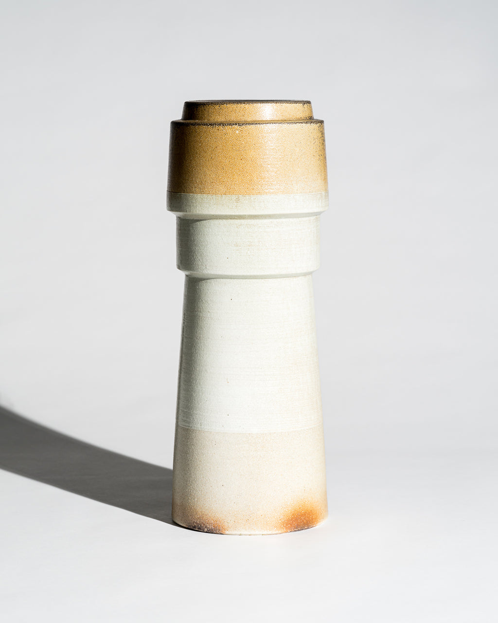 Salt-Fired Porcelain Vase – Martin Schlotz Studio, Contemporary