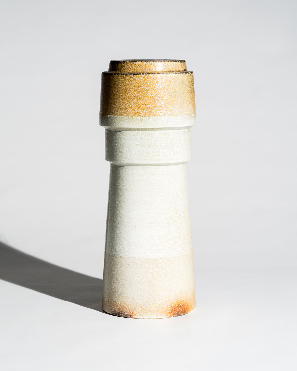 Salt-Fired Porcelain Vase – Martin Schlotz Studio, Contemporary