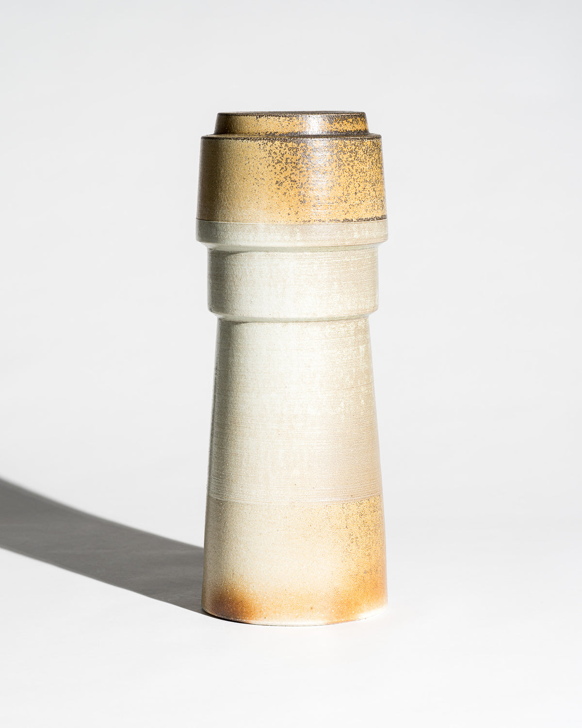 Salt-Fired Porcelain Vase – Martin Schlotz Studio, Contemporary
