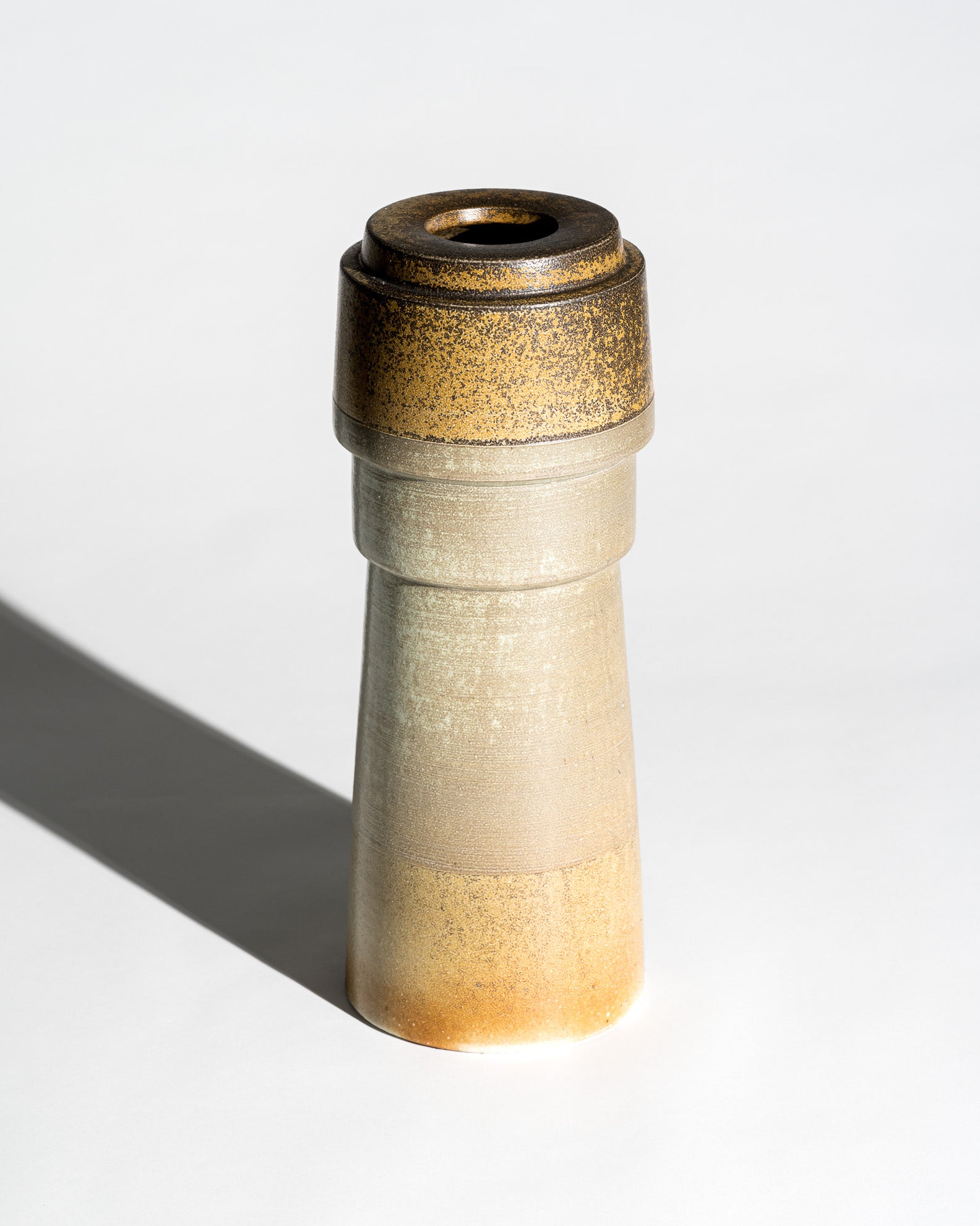 Salt-Fired Porcelain Vase – Martin Schlotz Studio, Contemporary