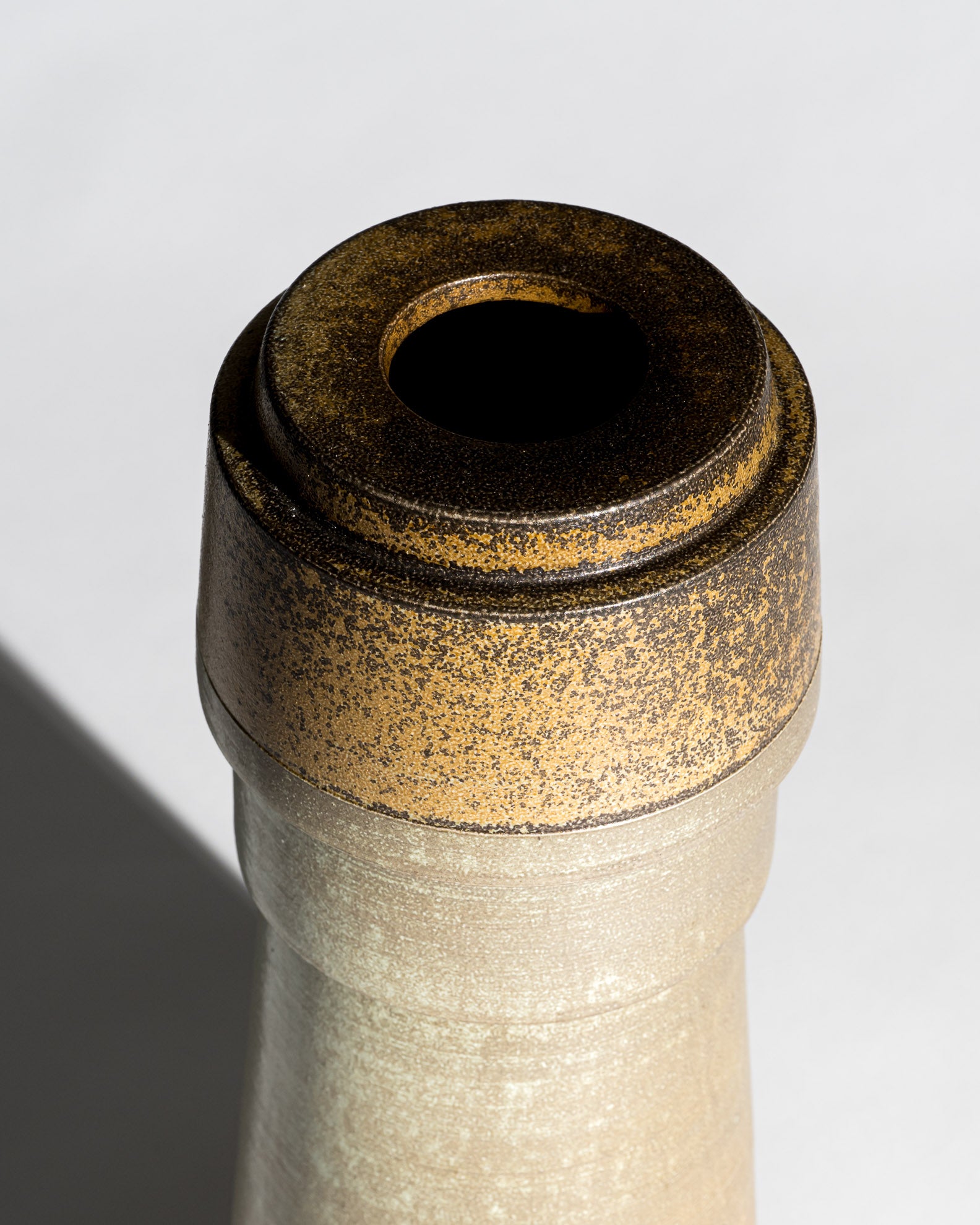 Salt-Fired Porcelain Vase – Martin Schlotz Studio, Contemporary