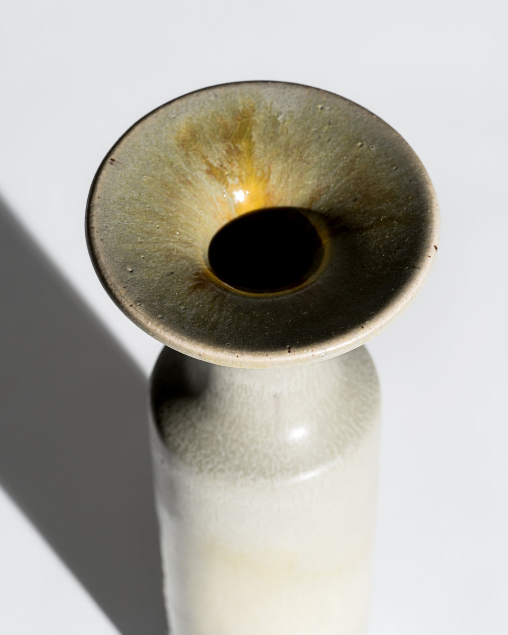 Organic Drip Glaze Ceramic Vase Trio – Barbara Stehr, Germany, 1980s–1990s