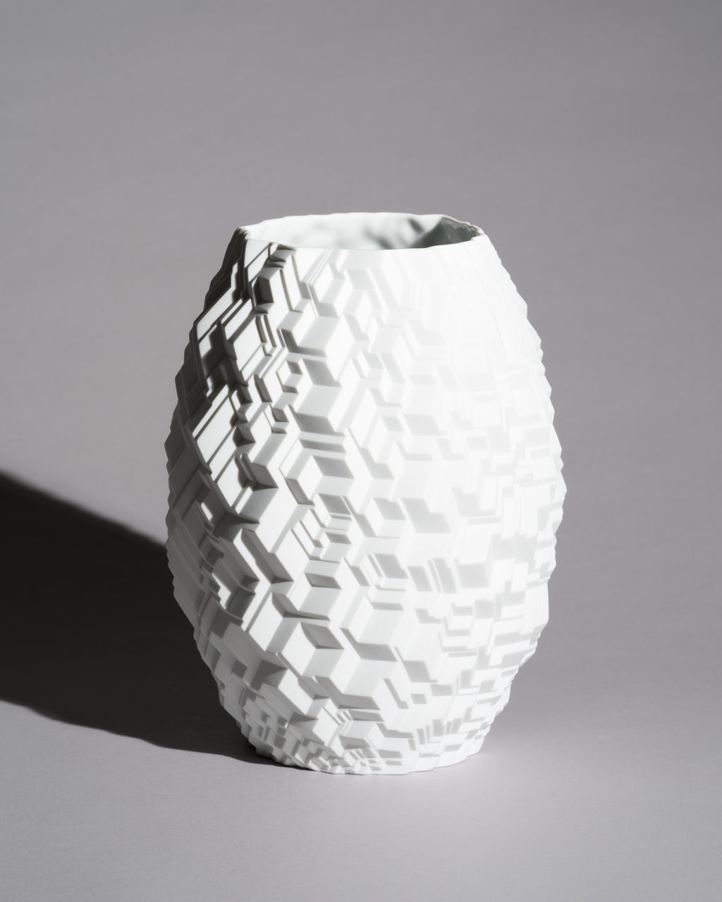 “Phi City” Bisque Porcelain Vase – Cairn Young for Rosenthal, 2019