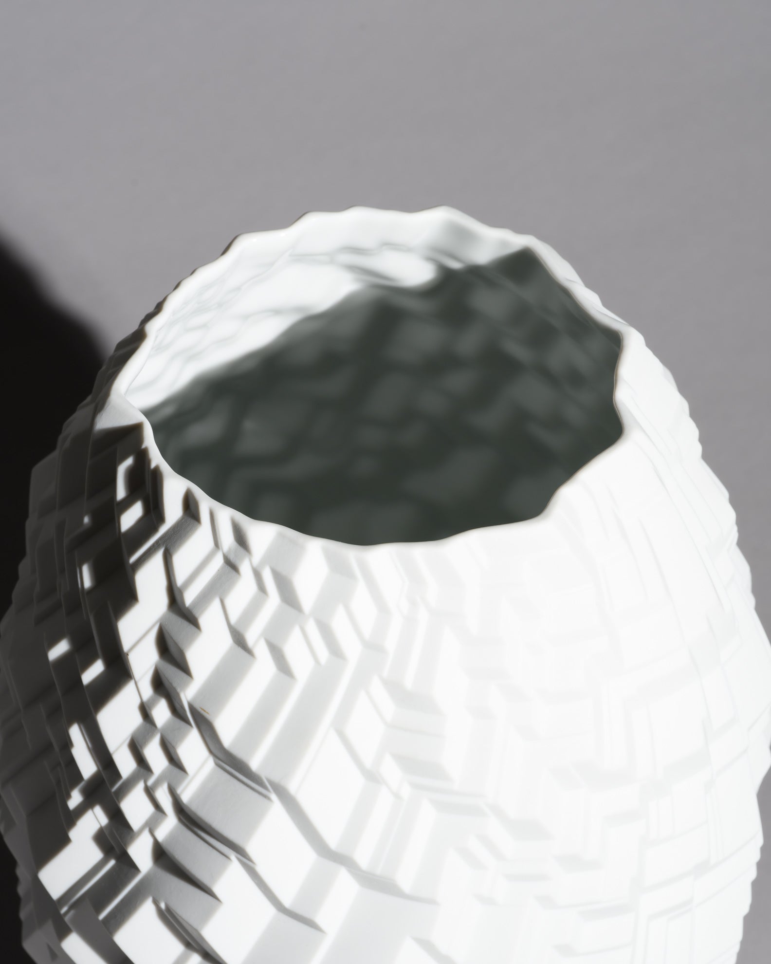 “Phi City” Bisque Porcelain Vase – Cairn Young for Rosenthal, 2019