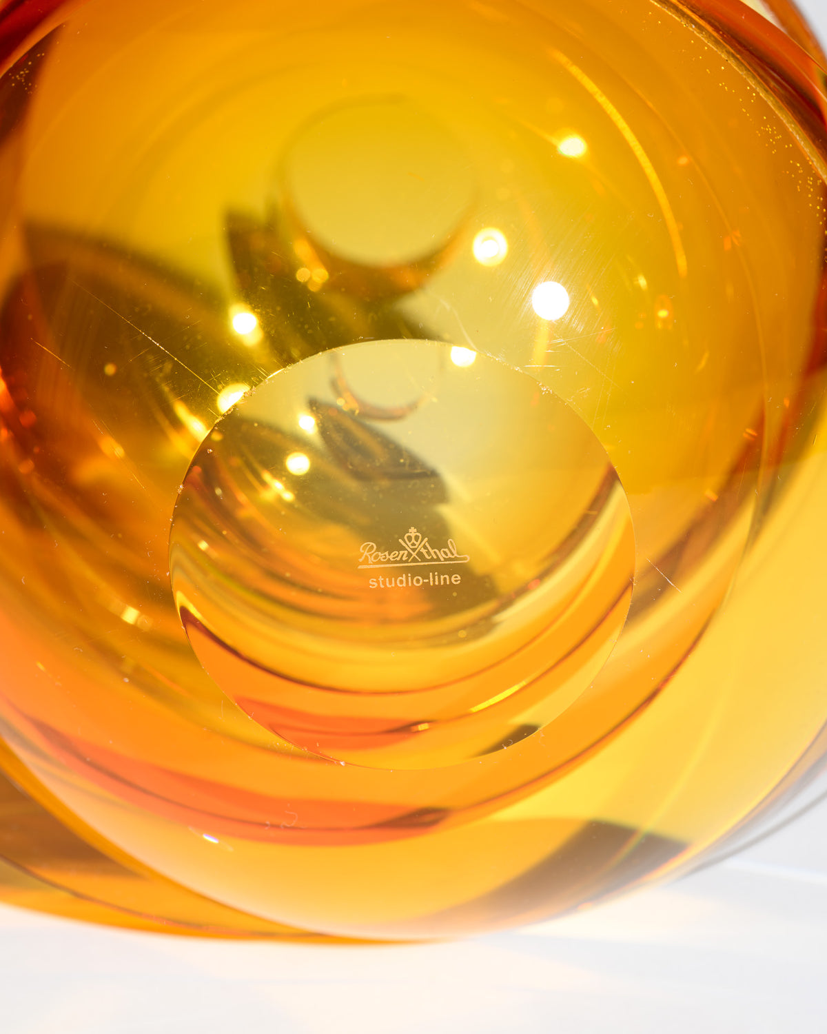 Amber Globe Vase – Rosenthal Creative Center, Germany, 2012