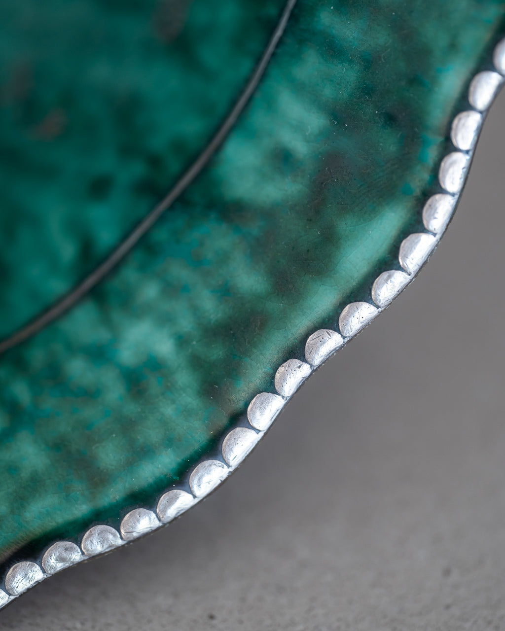 Argenta Silver-Decorated Footed Bowl – Wilhelm Kage for Gustavsberg, 1949