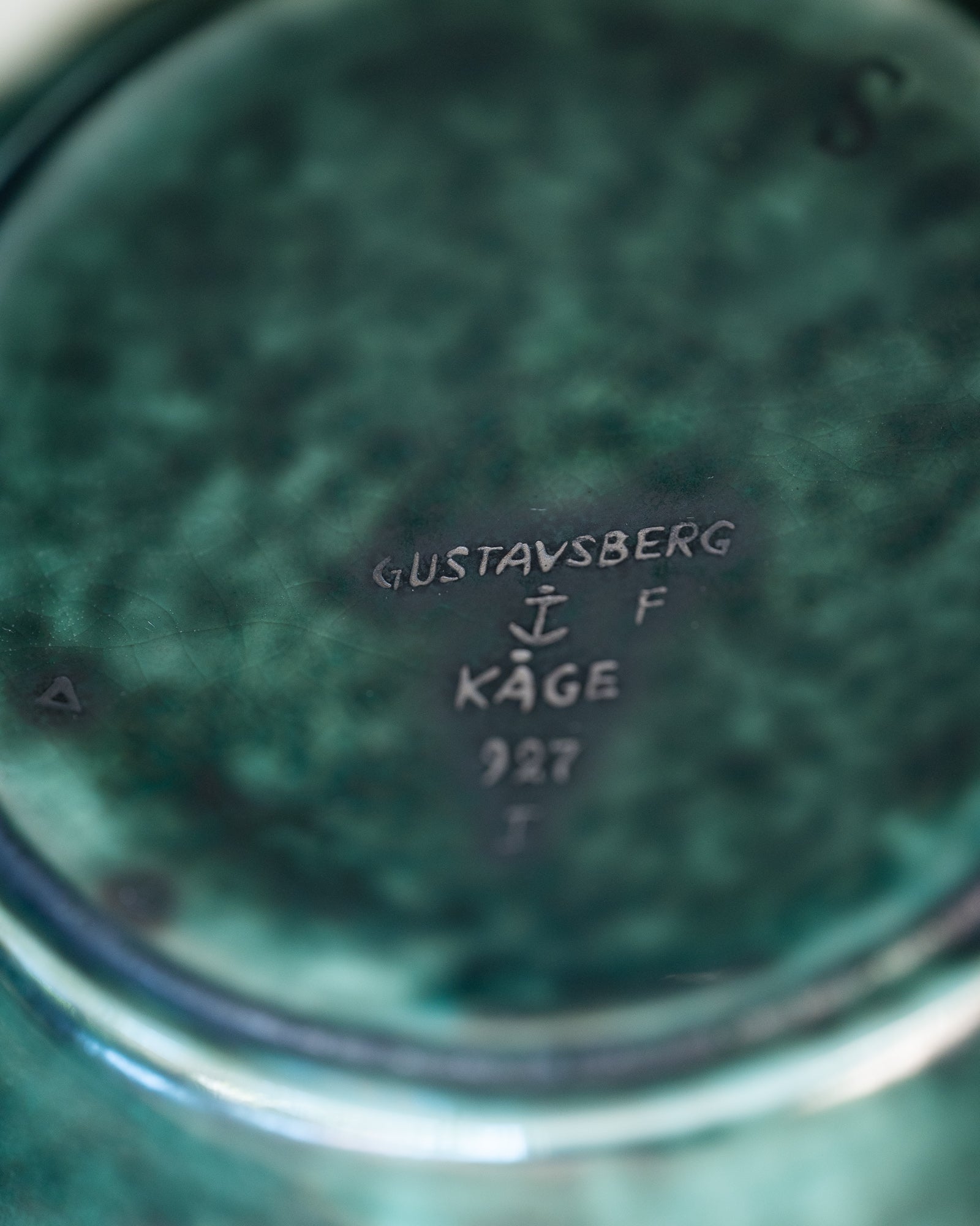 Argenta Silver-Decorated Footed Bowl – Wilhelm Kage for Gustavsberg, 1949