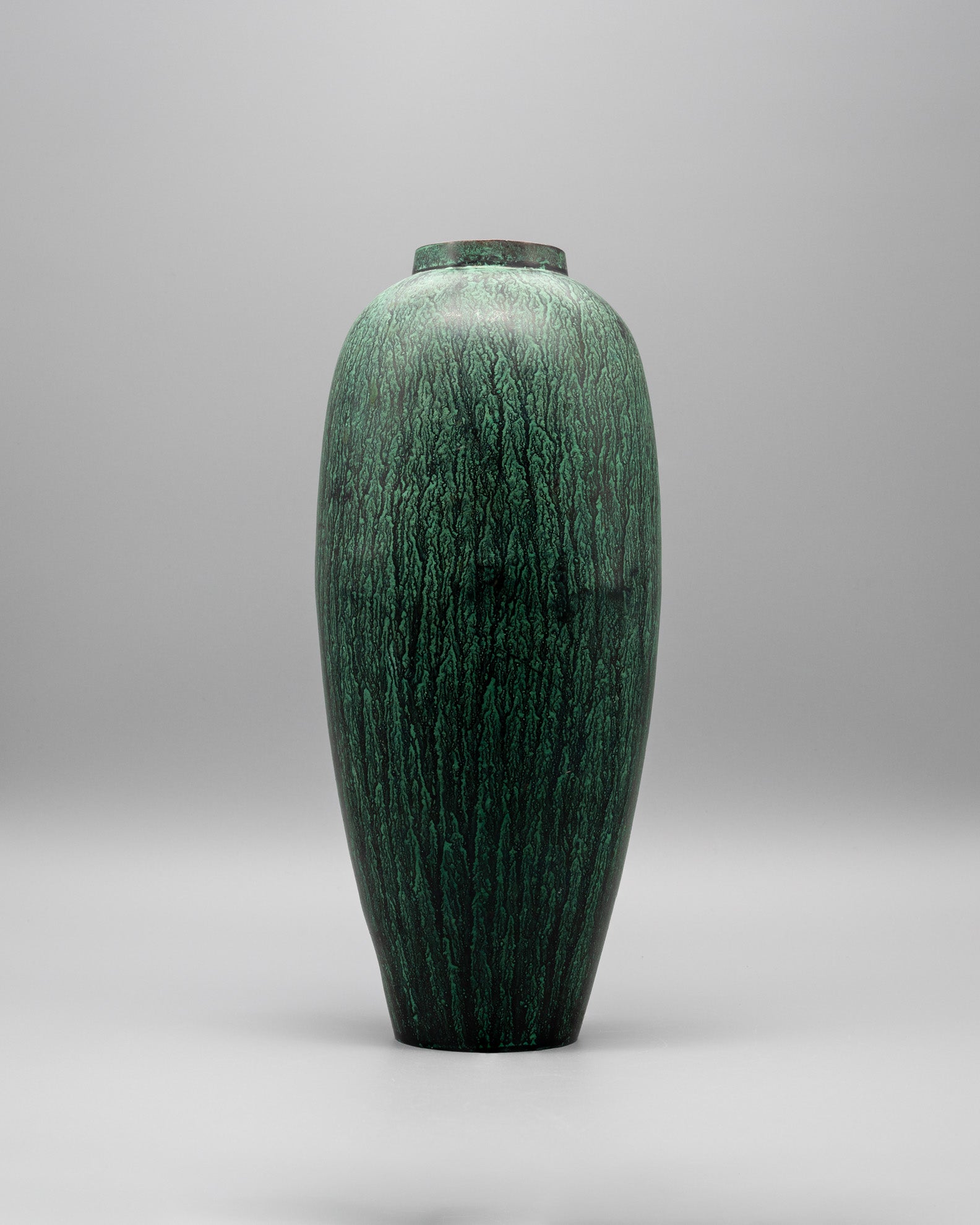 Patinated Metal Vase – attributed to Paul Haustein, Germany, 1920s–1930s