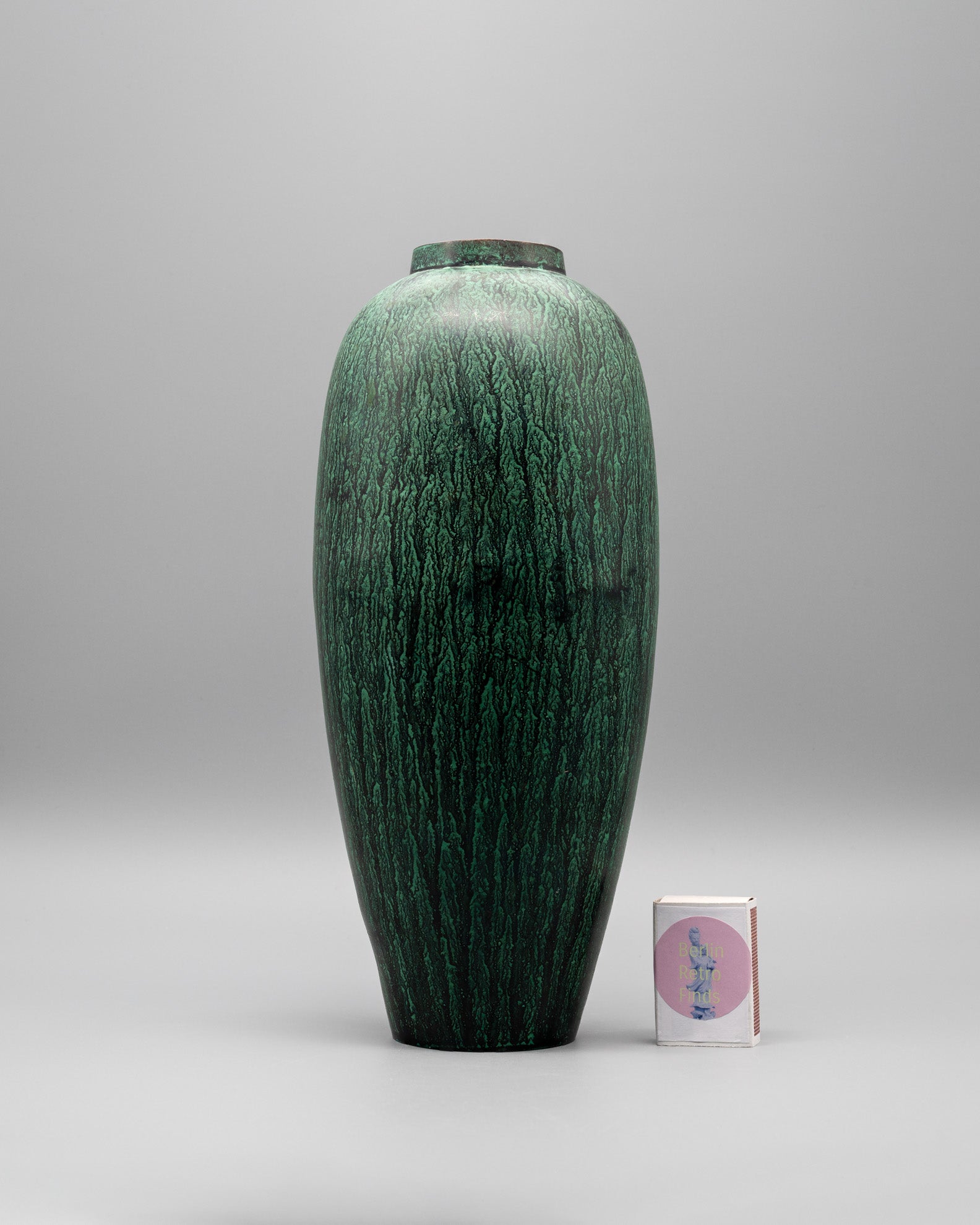 Patinated Metal Vase – attributed to Paul Haustein, Germany, 1920s–1930s