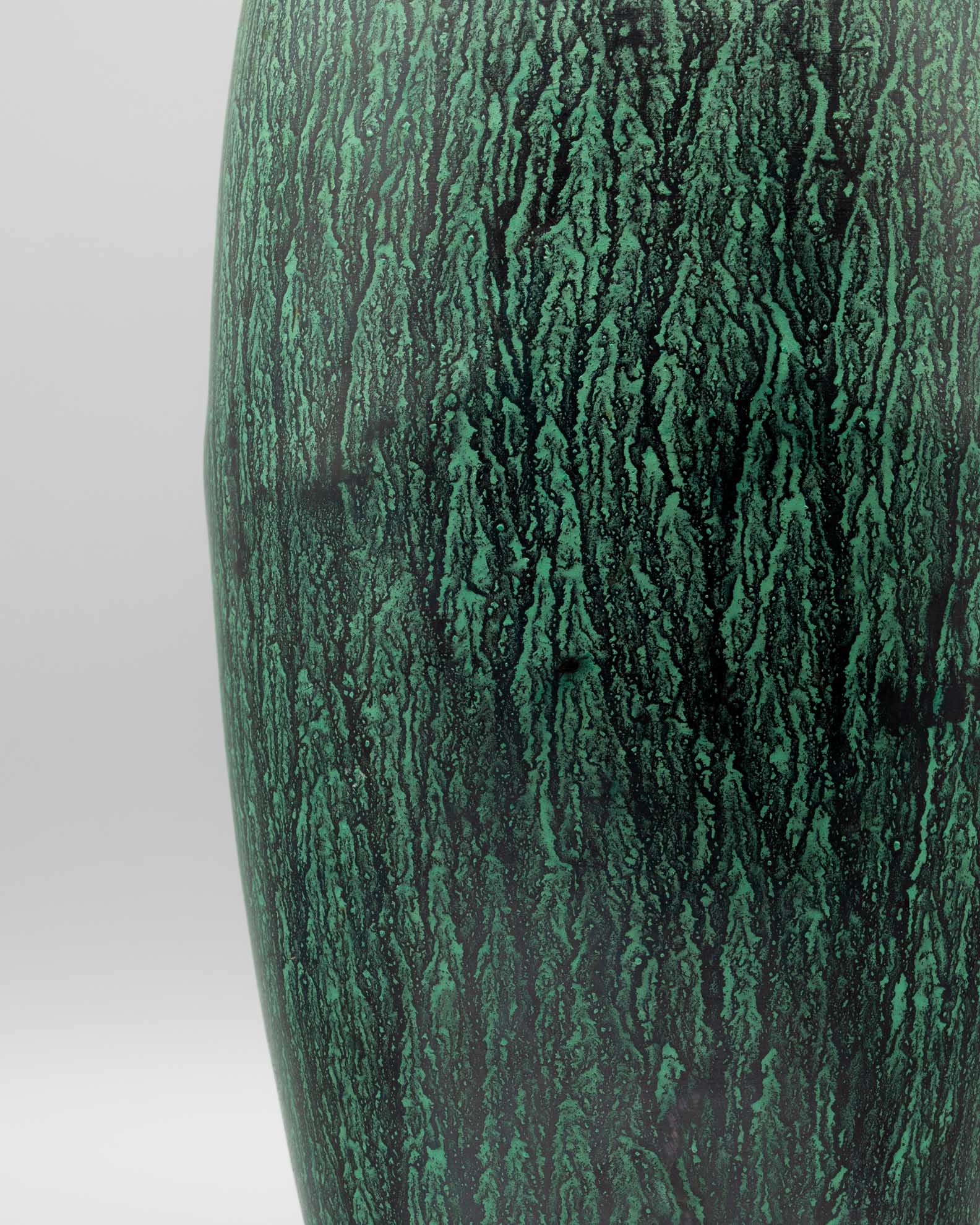 Patinated Metal Vase – attributed to Paul Haustein, Germany, 1920s–1930s