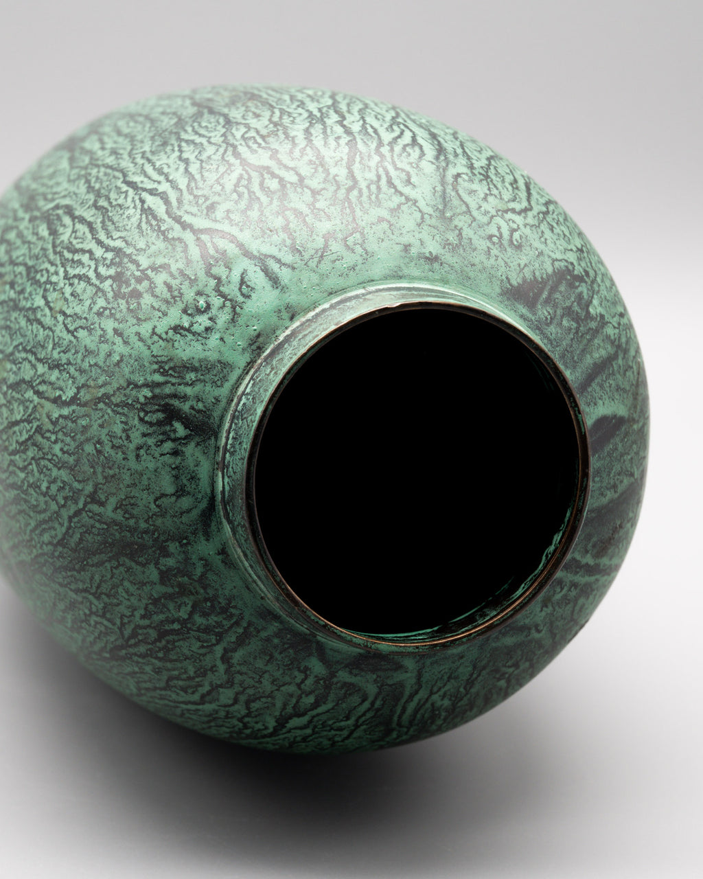 Patinated Metal Vase – attributed to Paul Haustein, Germany, 1920s–1930s