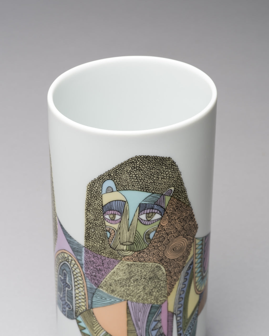 “Bulls, Lions & Roosters” Porcelain Trio  – Cuno Fischer for Rosenthal, 1970s