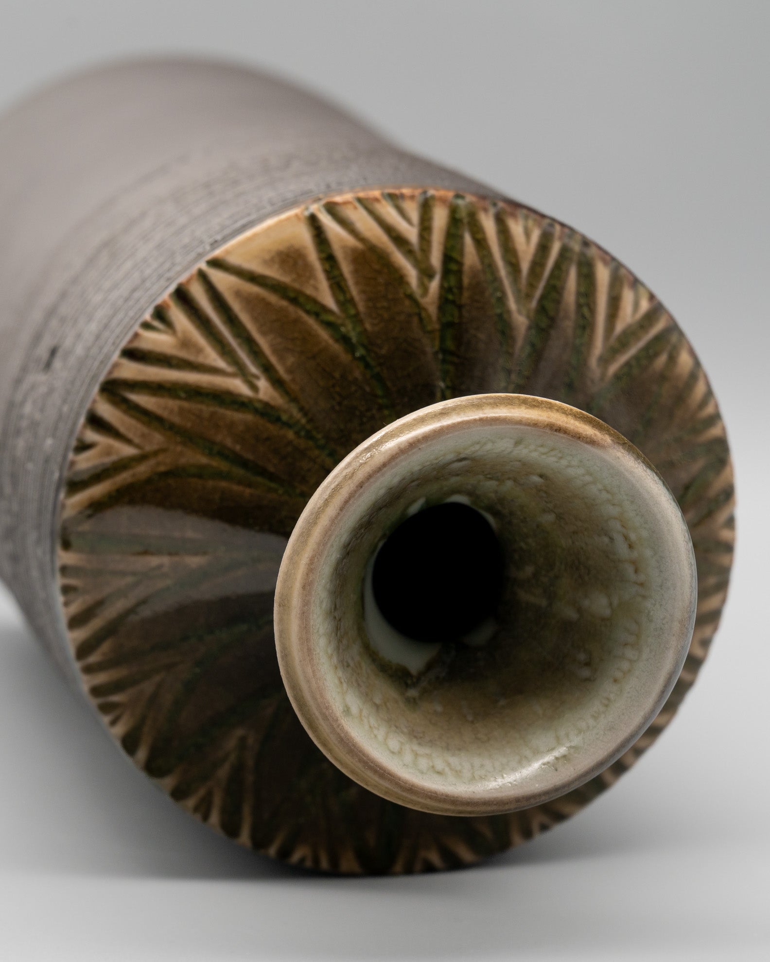 Matte Black Shigaraki Bottle Vase – Atsushi Yuba, Japan, 1980s