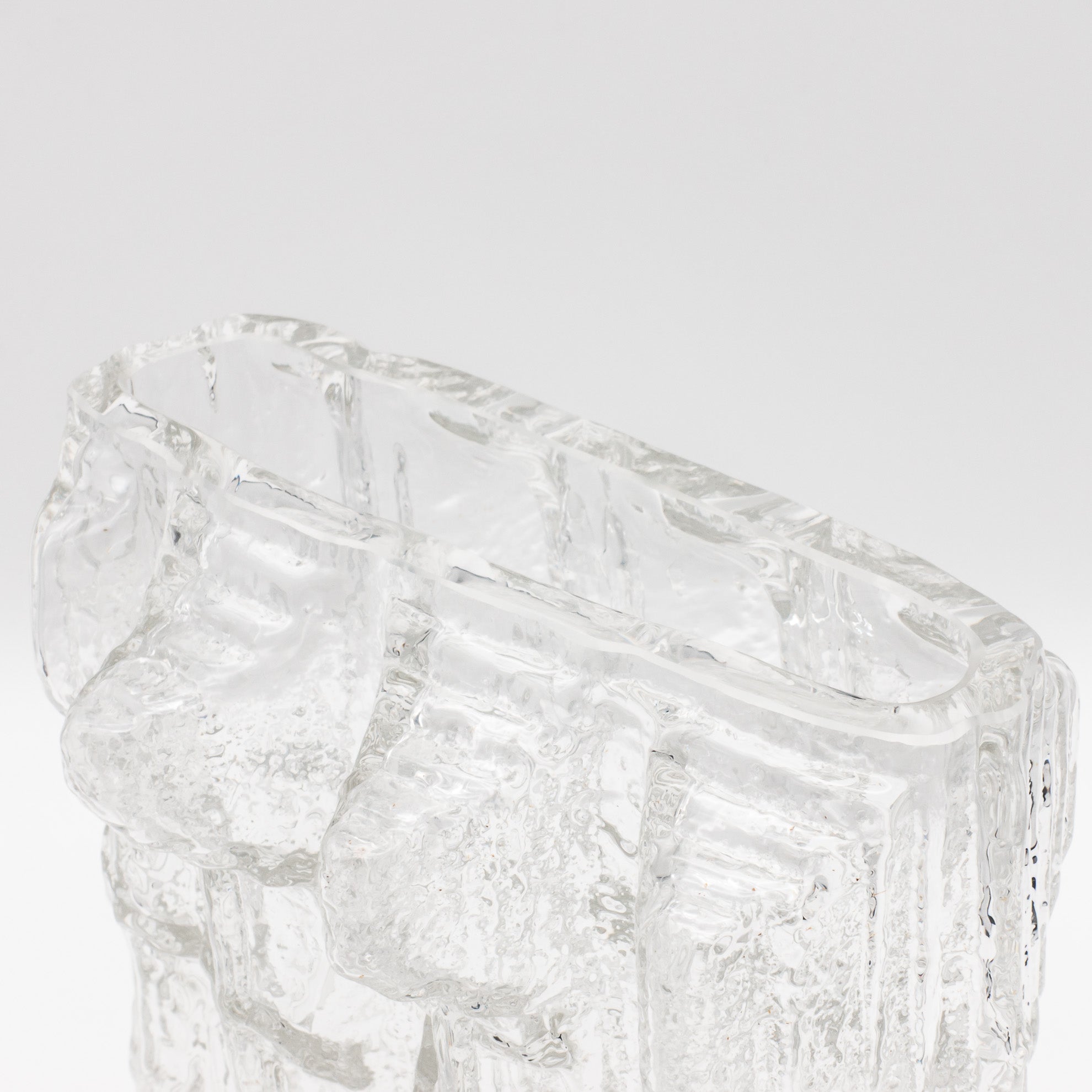 Glasstruktur Vase Duo  – Martin Freyer for Rosenthal, 1970s