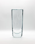 Blue-Silver Tinted Birds of Eden Glass Vase – attributed to Asta Strömberg for Strömbergshyttan, mid-century