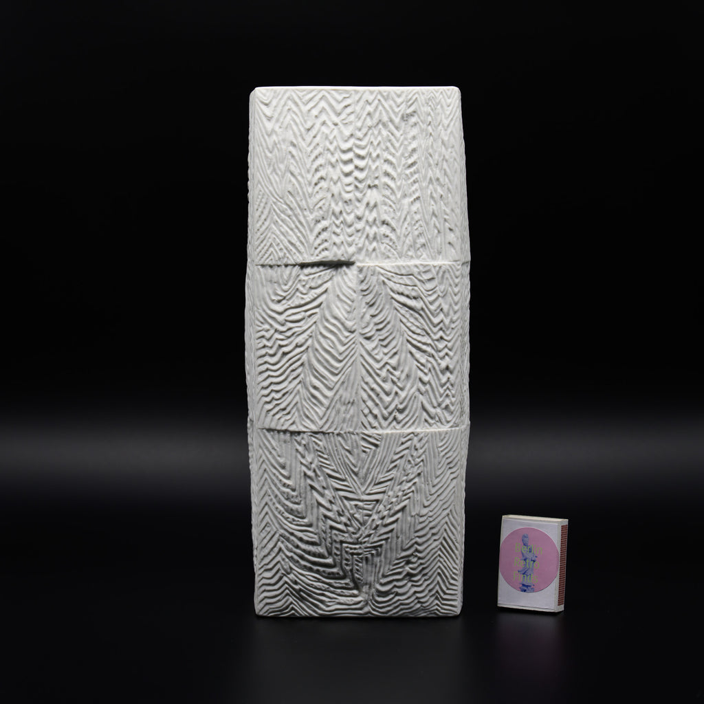 Wave Cascade Bisque Porcelain Vase – Martin Freyer for Rosenthal, 1970s