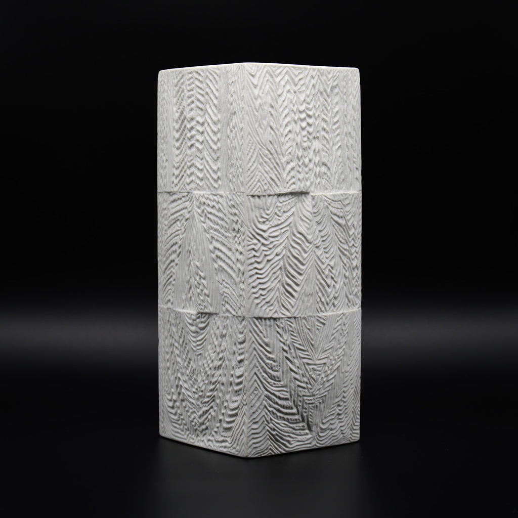 Wave Cascade Bisque Porcelain Vase – Martin Freyer for Rosenthal, 1970s