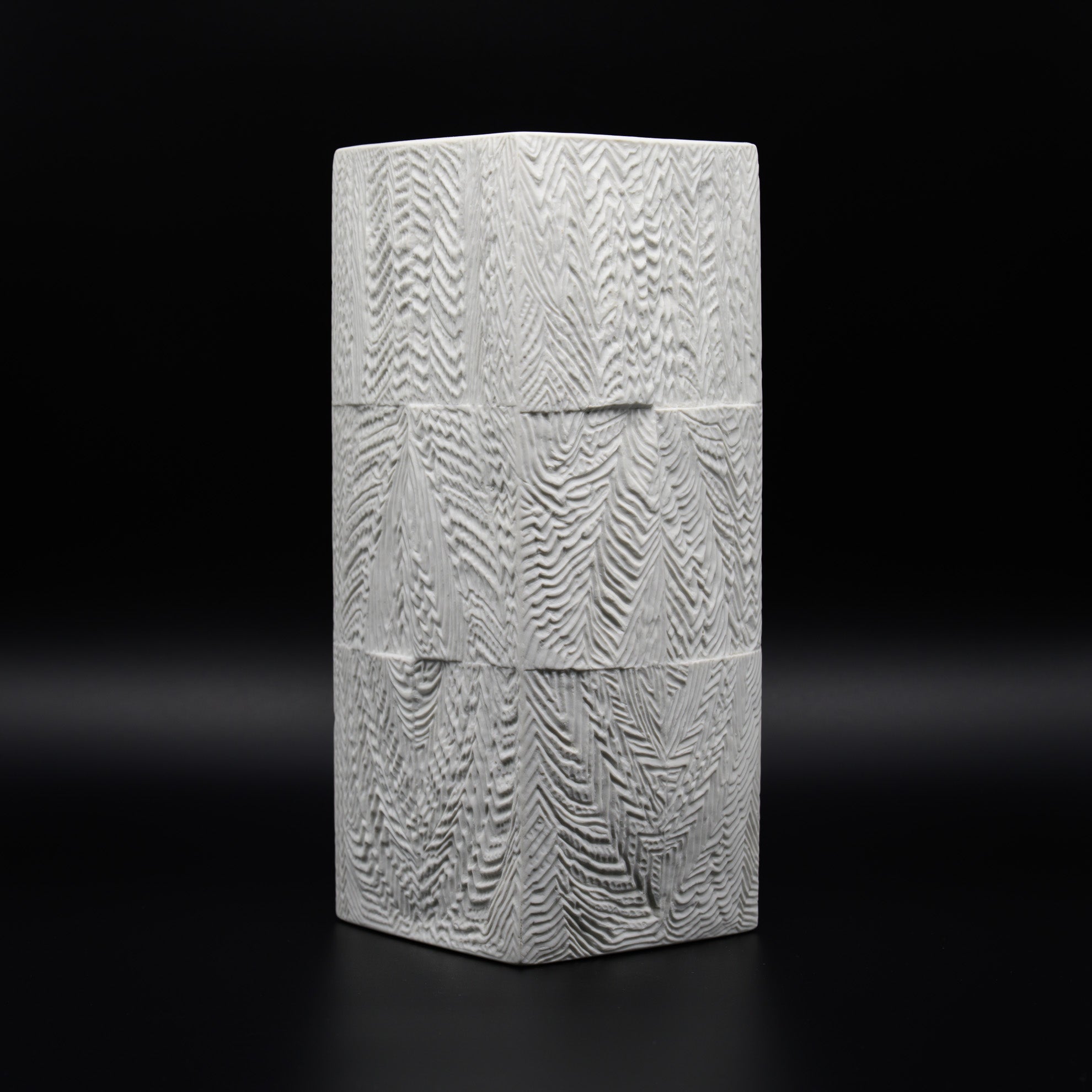 Wave Cascade Bisque Porcelain Vase – Martin Freyer for Rosenthal, 1970s