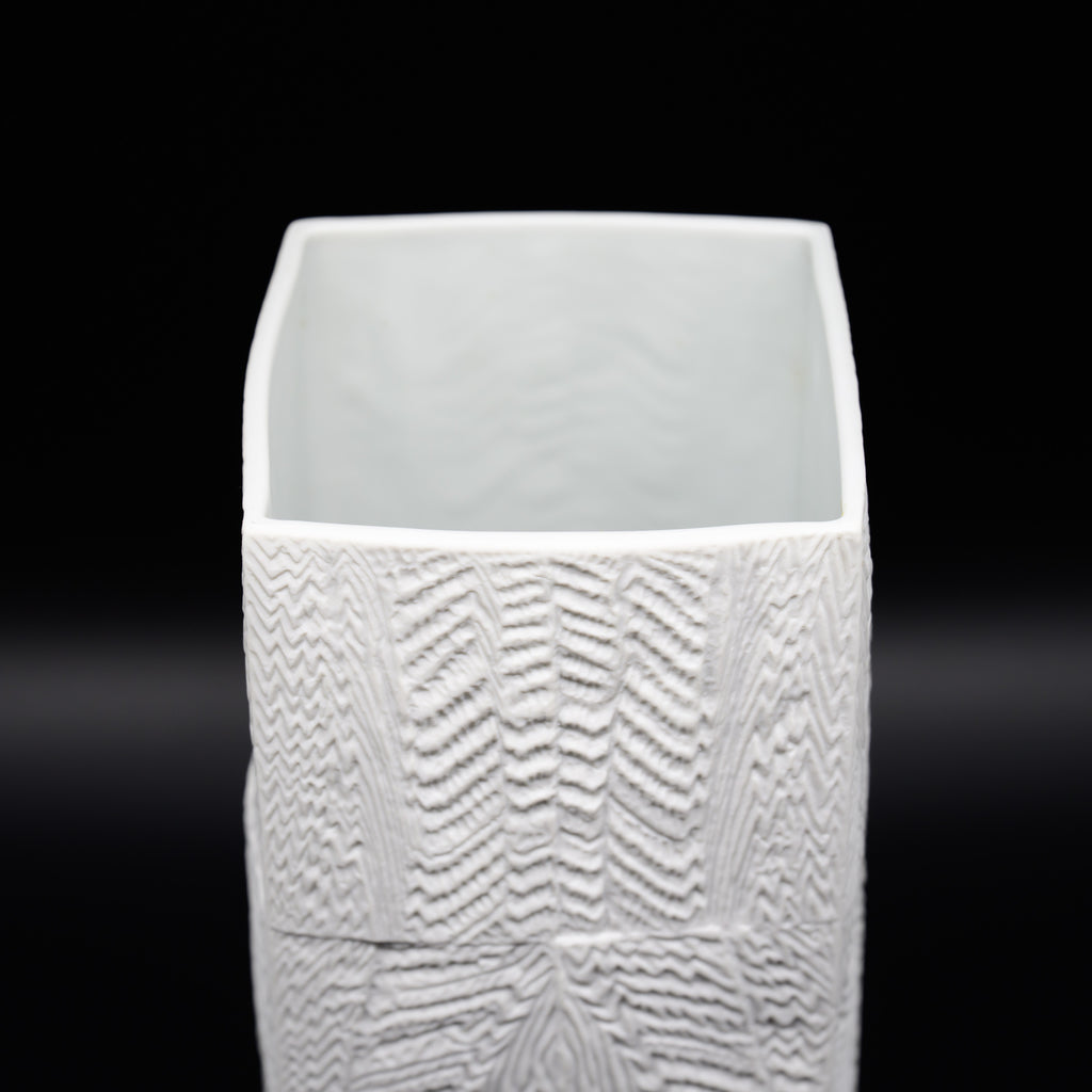 Wave Cascade Bisque Porcelain Vase – Martin Freyer for Rosenthal, 1970s