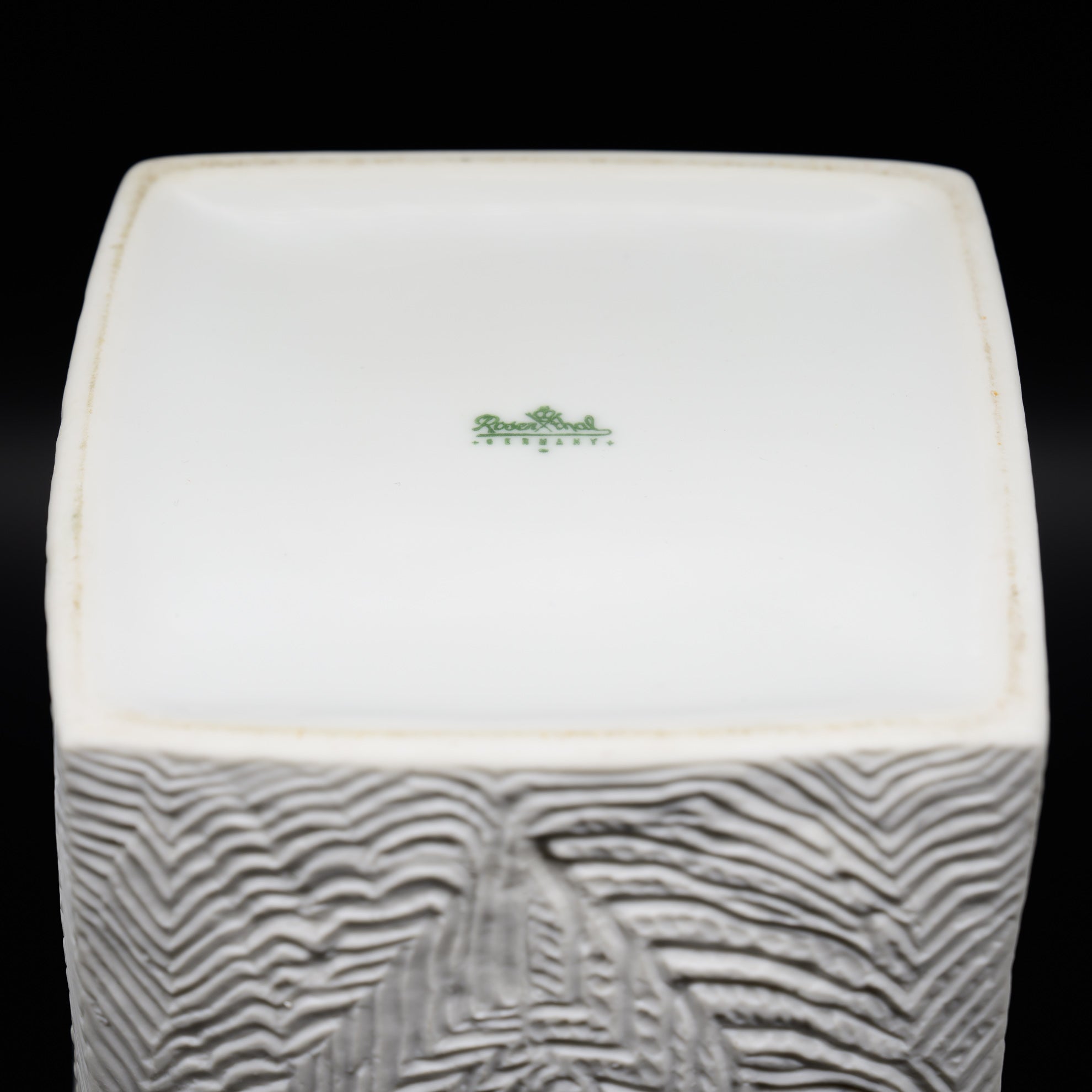Wave Cascade Bisque Porcelain Vase – Martin Freyer for Rosenthal, 1970s