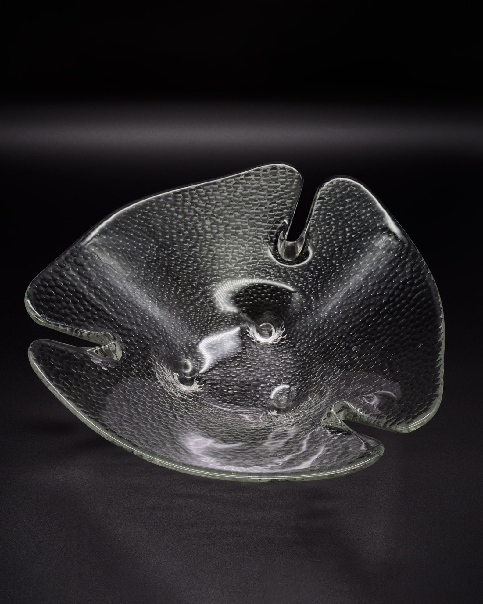 Clear Glass Fruit Bowl – Peill & Putzler, 1960s–1970s