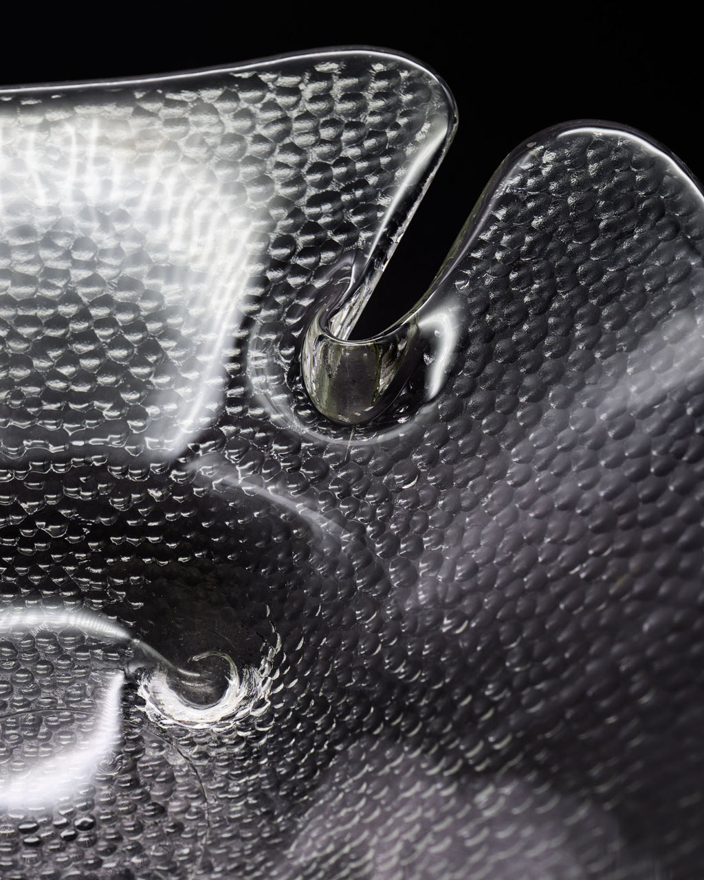 Clear Glass Fruit Bowl – Peill & Putzler, 1960s–1970s