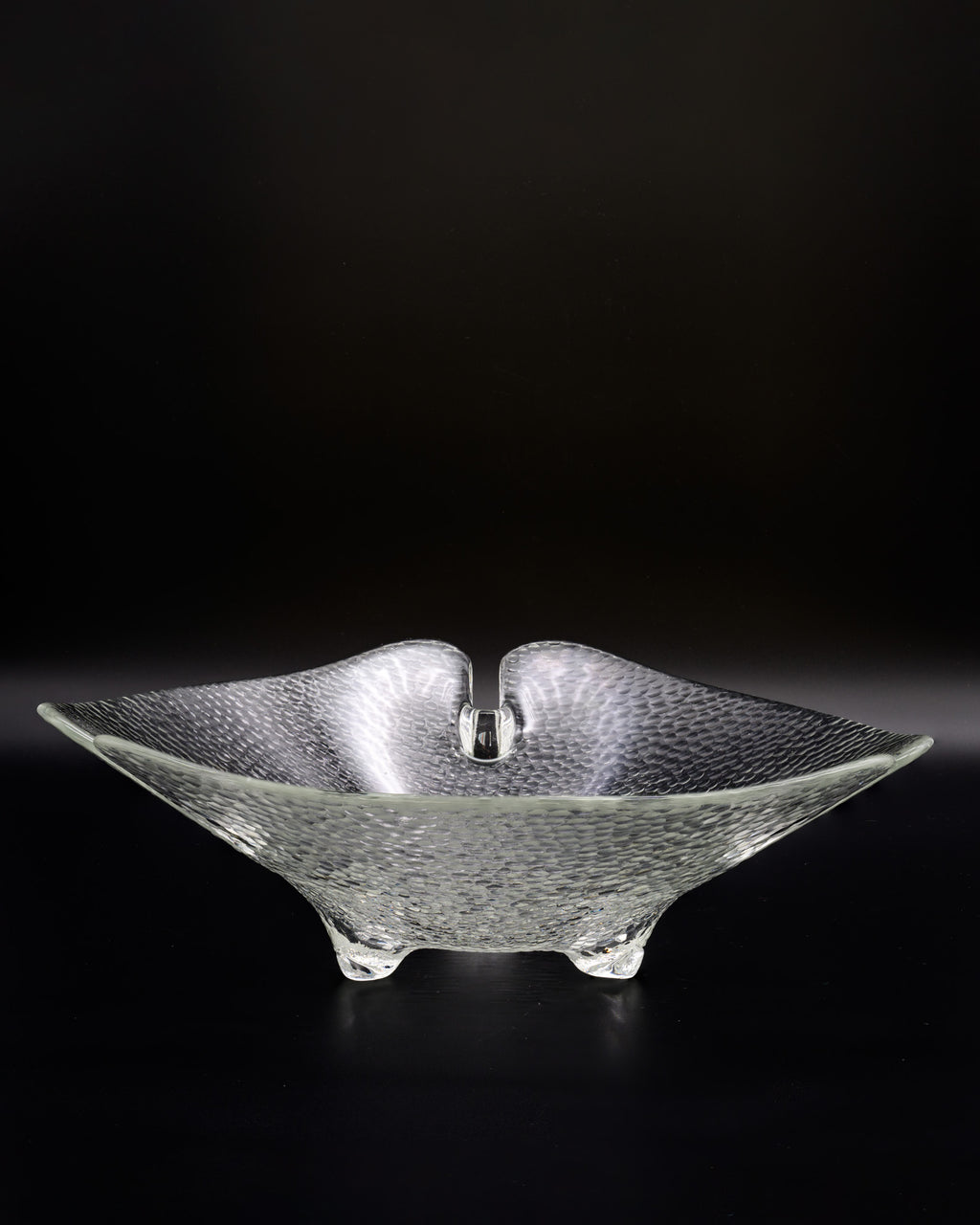 Clear Glass Fruit Bowl – Peill & Putzler, 1960s–1970s
