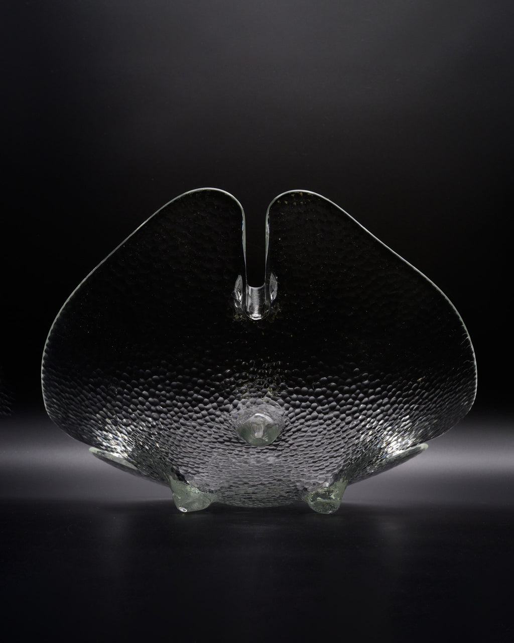 Clear Glass Fruit Bowl – Peill & Putzler, 1960s–1970s