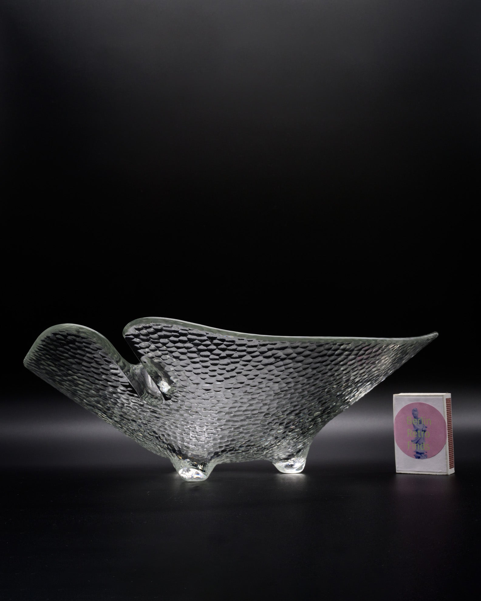 Clear Glass Fruit Bowl – Peill & Putzler, 1960s–1970s